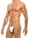 Modus Vivendi G - String Antibacterial Comfy Contour Pouch White Strings 15616 - SexyMenUnderwear.com