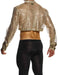 MODUS VIVENDI Harem Cardigan Polished Crop Top Boxy Fit Sequins Gold 19451 B58 - SexyMenUnderwear.com