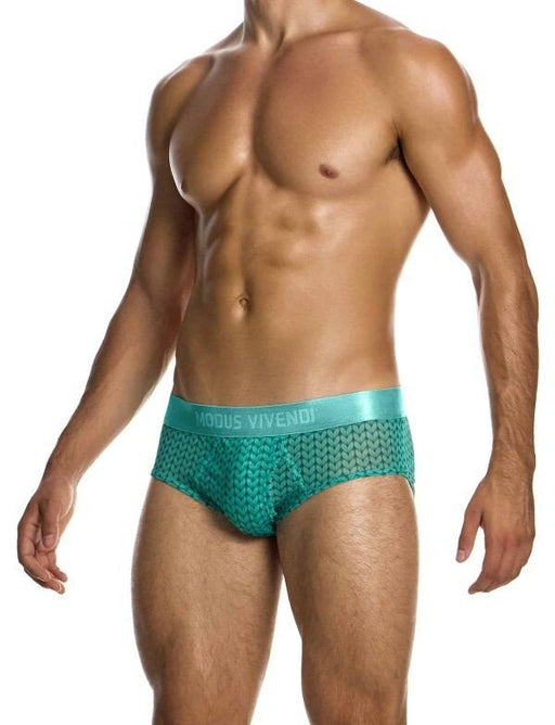 Modus Vivendi Illusion Classic Brief Semitransparent Mesh Two Tone Neon 04515 662