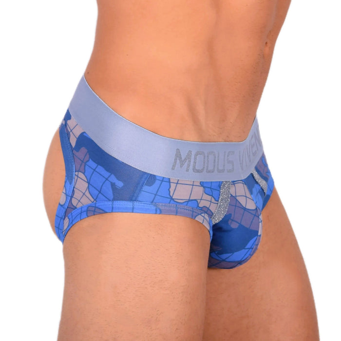 Modus Vivendi Jockstrap Backless Trapped BottomLess Camo Jock Blue 11014 6 - SexyMenUnderwear.com