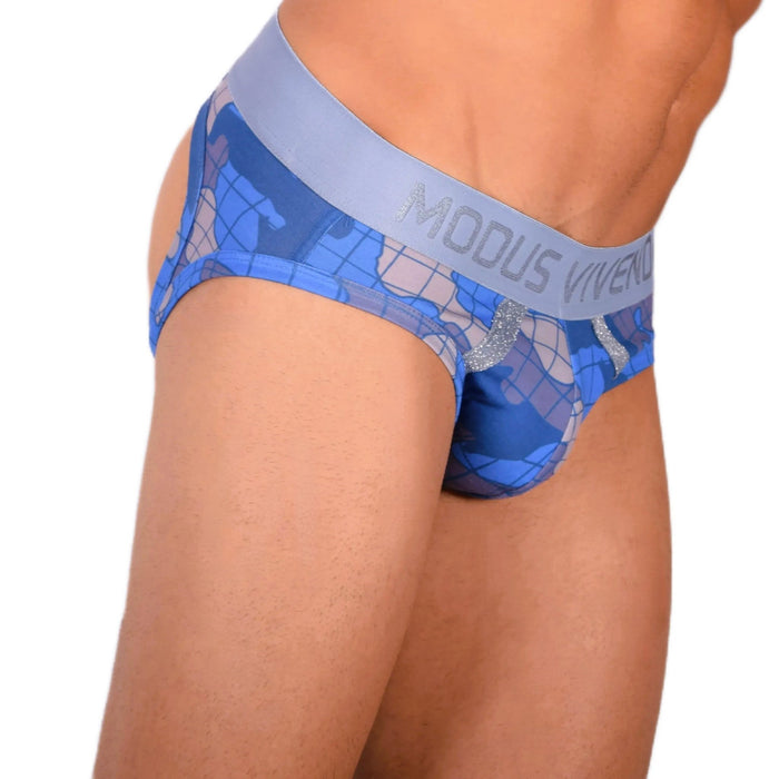 Modus Vivendi Jockstrap Backless Trapped BottomLess Camo Jock Blue 11014 6 - SexyMenUnderwear.com