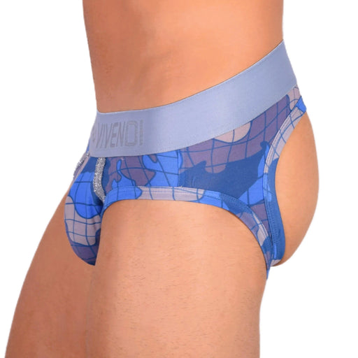 Modus Vivendi Jockstrap Backless Trapped BottomLess Camo Jock Blue 11014 6 - SexyMenUnderwear.com