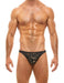 Modus Vivendi Low - Cut Brief Floral Lace Transparent Sheer Briefs Black 04111 B48 - SexyMenUnderwear.com