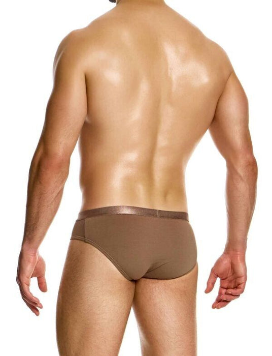 Modus Vivendi Low - Rise Antibacterial Classic Brief Contour Pouch Dark Skin 15614 - SexyMenUnderwear.com