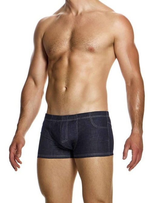 Modus Vivendi Raw Denim Boxer Trunk Polished Lavish Blue 11421 461