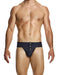 Modus Vivendi Raw Denim Jockstrap Two Nickel Snap Buttons Blue Jock 11411 183 - SexyMenUnderwear.com