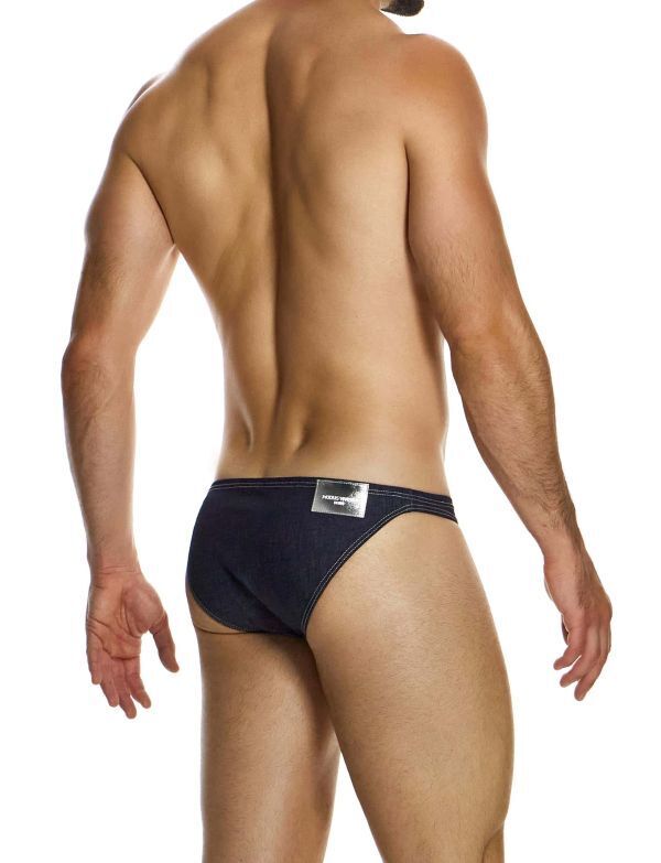 Modus Vivendi Raw Denim Low - Cut Briefs Retro Bikini Briefs Blue 11412 473