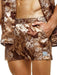 Modus Vivendi Short + Tank Pyjama Floral Lace Abstract Lightweight - Satin AA2252 - SexyMenUnderwear.com