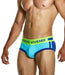 Modus Vivendi Sporty Briefs Classic Cut Jacquard Cotton Knitted 12414 Blue1