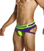 Modus Vivendi Sporty Fly Jockstrap Original Peplum Knitted Cotton Purple 12413 - SexyMenUnderwear.com