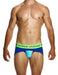 Modus Vivendi Sporty Fly Jockstrap Original Peplum Knitted Jock Blue 12413 - SexyMenUnderwear.com