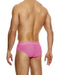 MODUS VIVENDI Stretch Briefs Striped Crochet Classic Knitted Brief Pink 07414 - SexyMenUnderwear.com