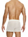 MODUS VIVENDI Striped Crochet Boxer Shorts Stretch Knitted in Natural 07421 - SexyMenUnderwear.com