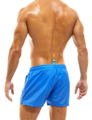 Modus Vivendi Swim Shorts Full - Lining Swimwear Chino Pockets in Blue GS2132 773