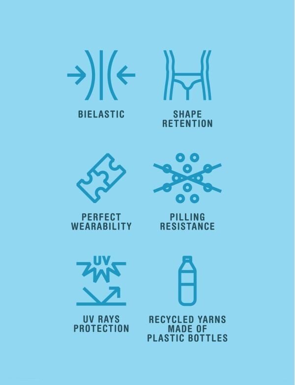 Modus Vivendi Swimwear Origami Classic Brief Fast Drying Eco White FS2413 B444