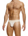 MODUS VIVENDI T - String Striped Crochet Thong Back V - Shape in Natural 07411 - SexyMenUnderwear.com