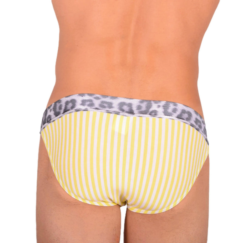 Modus Vivendi Tanga Animal Mens Tangas Pour Hommes Yellow 06812 410