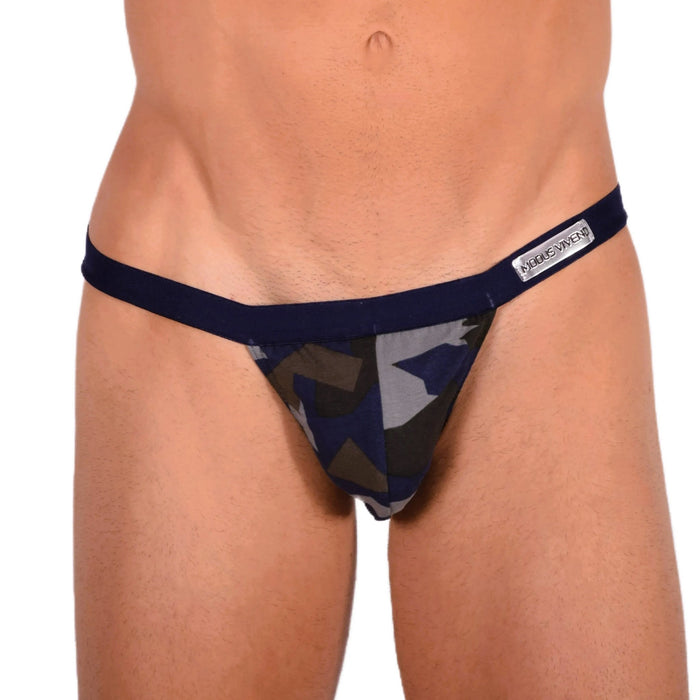 Modus Vivendi Tanga Briefs Desert Bold Camo Blue 11713 30 - SexyMenUnderwear.com