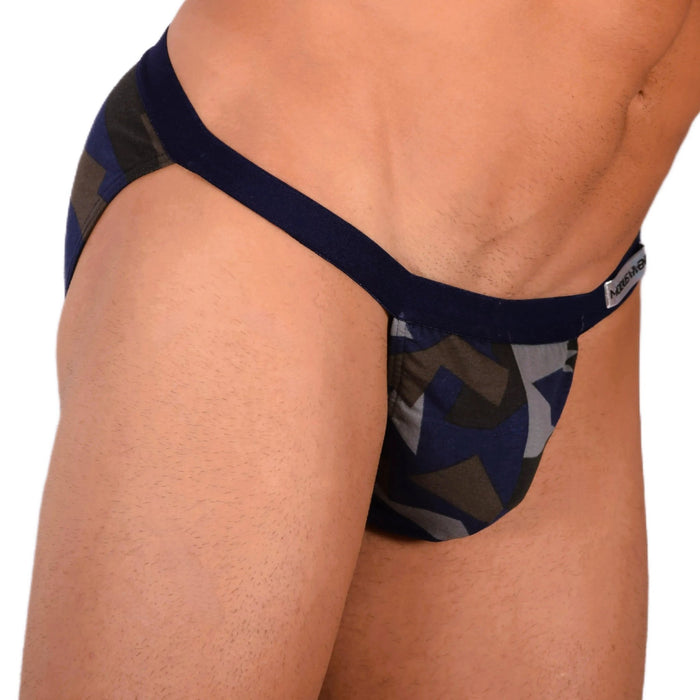 Modus Vivendi Tanga Briefs Desert Bold Camo Blue 11713 30 - SexyMenUnderwear.com