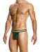 Modus Vivendi Thong Glitter Knitted Lurex Yarns Green 26311 B87 - SexyMenUnderwear.com