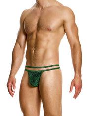 Modus Vivendi Thong Glitter Knitted Lurex Yarns Green 26311 B874