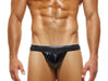 Modus Vivendi Thong Latex - Look Shiny Pouch T - String Black 11213 B60 - SexyMenUnderwear.com