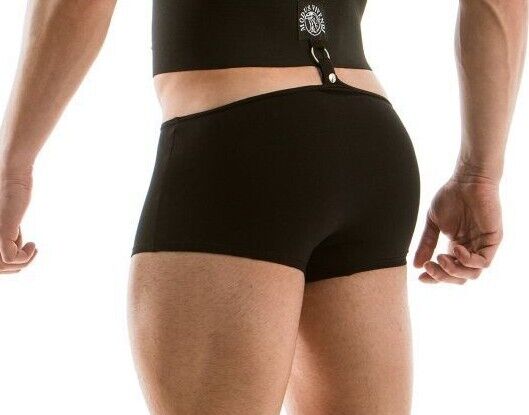 MODUS VIVENDI Transformer Boxer Soft Cotton Wide Band Black 16221 B86 - SexyMenUnderwear.com