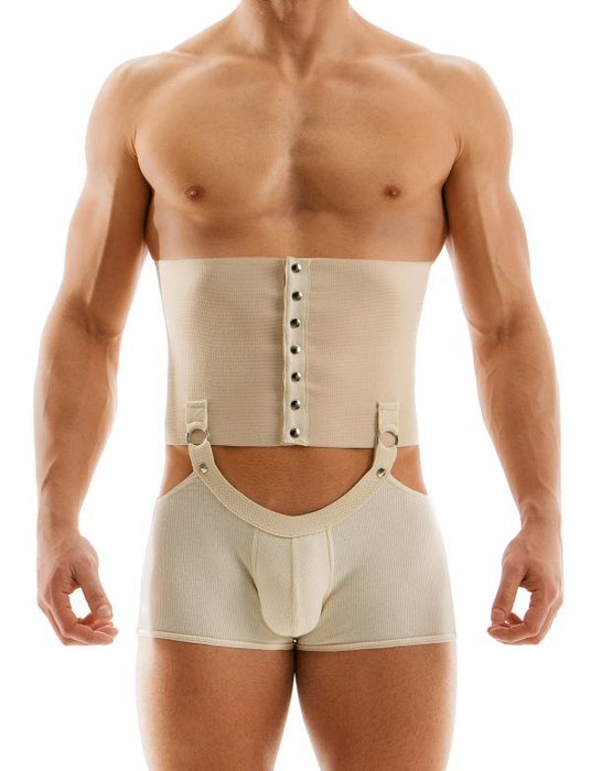 MODUS VIVENDI Transformer Boxer Soft Cotton Wide Band Natural Beige 14221 B 86 - SexyMenUnderwear.com