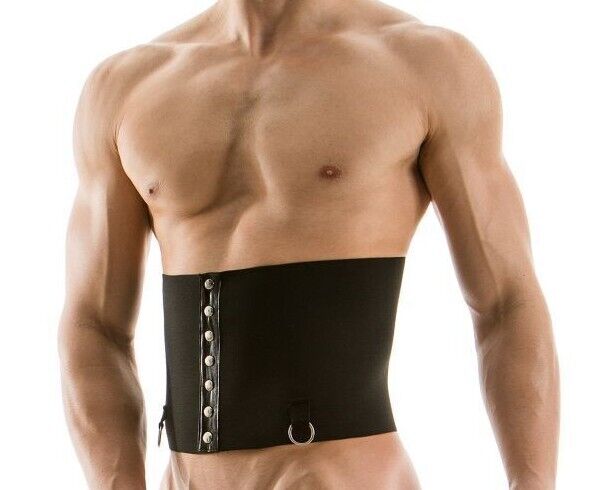 Modus Vivendi Transformer Corset Extra Wide Elastic Band Black 162123 B80 - SexyMenUnderwear.com