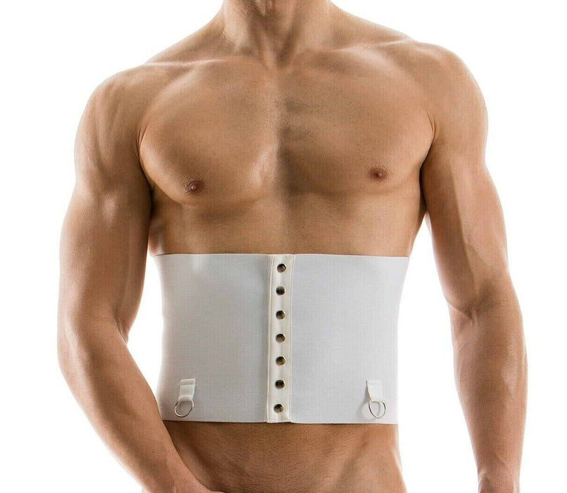 Modus Vivendi Transformer Corset Extra Wide Elastic Band White 162123 B80 - SexyMenUnderwear.com