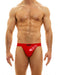 Modus Vivendi Vinyl Tanga Brief Lavish Red Viral Vinyl Tight Fit 08012 B52 - SexyMenUnderwear.com