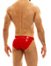 Modus Vivendi Vinyl Tanga Brief Lavish Red Viral Vinyl Tight Fit 08012 B52 - SexyMenUnderwear.com