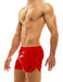 Modus Vivendi Viral Vinyl Shorts Glossy Shiny Red Short 08061 89A - SexyMenUnderwear.com