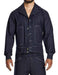 Modus Vivendi Woven Denim Blue Jacket Notch Collar Opening Front Pocket 11451 B44 - SexyMenUnderwear.com