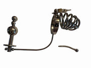 Multifunction Male Chastity Lock With Anal Hook,Penis Ring,Chastity Lock,Cock Ring T2