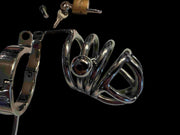 Multifunction Male Chastity Lock With Anal Hook,Penis Ring,Chastity Lock,Cock Ring T2