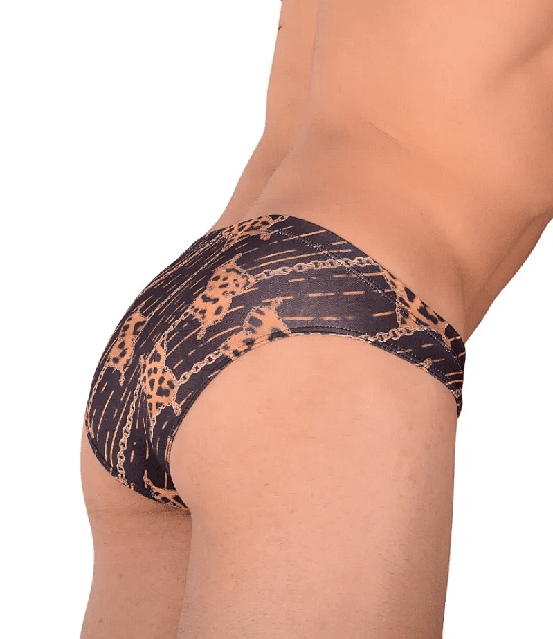 PIKANTE Sly Castro Briefs Shaped Pouch Black Brief 8723 24