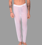 PIKANTE You Mesh Pants Supremely Soft See - Through Ankle Length Pant White 0490 42