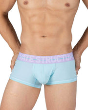 PRIVATE STRUCTURE Boxer Trunk MO - Lite Cotton Jade Green Lilac 4103 1071