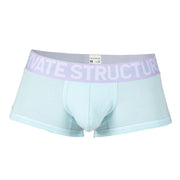 PRIVATE STRUCTURE Boxer Trunk MO - Lite Cotton Jade Green Lilac 4103 1075