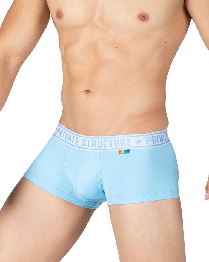 PRIVATE STRUCTURE Boxer Trunks 3D Contour Pouch PRD Dream Atlantic Blue 4386a13