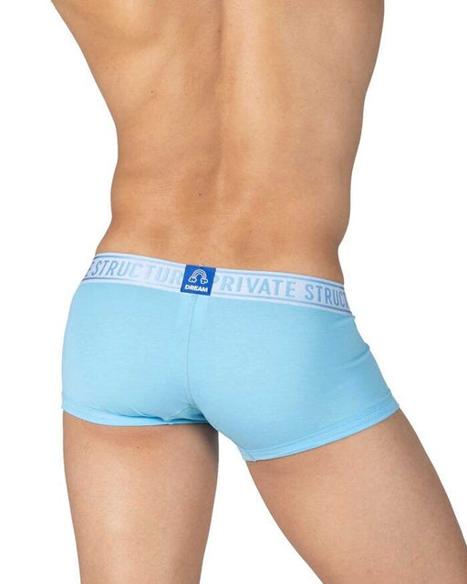 PRIVATE STRUCTURE Boxer Trunks 3D Contour Pouch PRD Dream Atlantic Blue 4386a12