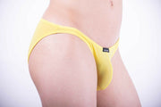 Private Structure Brief Desire Glaze Briefs Bikini-Cut Yellow 3571 66