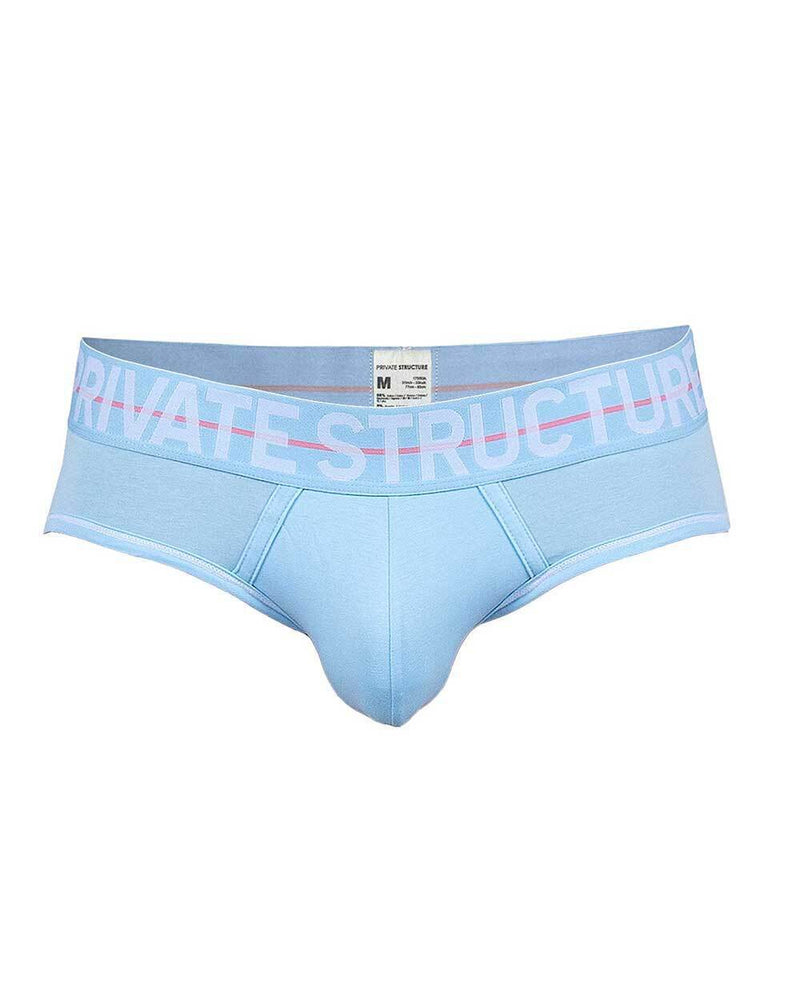 PRIVATE STRUCTURE Brief MO - Lite Cotton Mini Briefs Placid Blue 41045