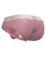 PRIVATE STRUCTURE Brief Viscose Bamboo Mini Briefs Mid - Waist Smoke Red 4378 553