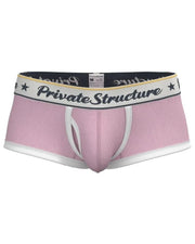 PRIVATE STRUCTURE Classic Boxer Mid - Waist Trunk in Finch Pink 4530 1136