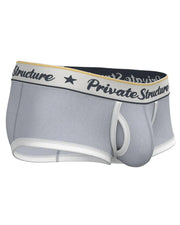 PRIVATE STRUCTURE Classic Boxer Mid - Waist Trunk Silvery Grey 4530 1135