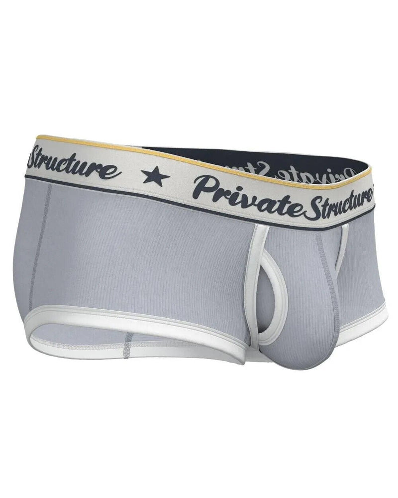 PRIVATE STRUCTURE Classic Boxer Mid - Waist Trunk Silvery Grey 4530 1135
