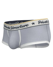 PRIVATE STRUCTURE Classic Boxer Mid - Waist Trunk Silvery Grey 4530 1137