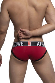 Private Structure Low Rise Brief Athlete Bamboo Mini Briefs Color Red 4186 82A3